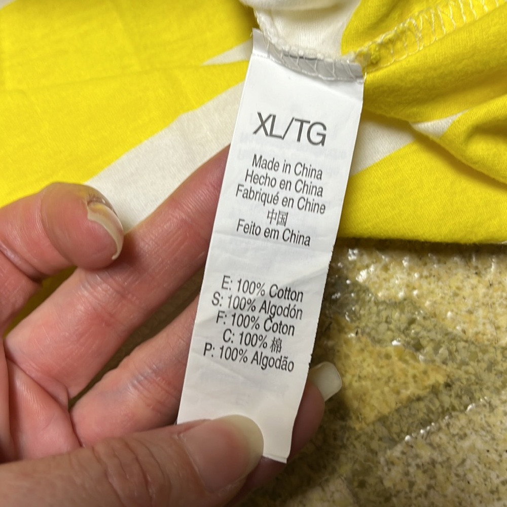 BNWOT John Deere yellow and white striped T-shirt - Picture 9 of 13